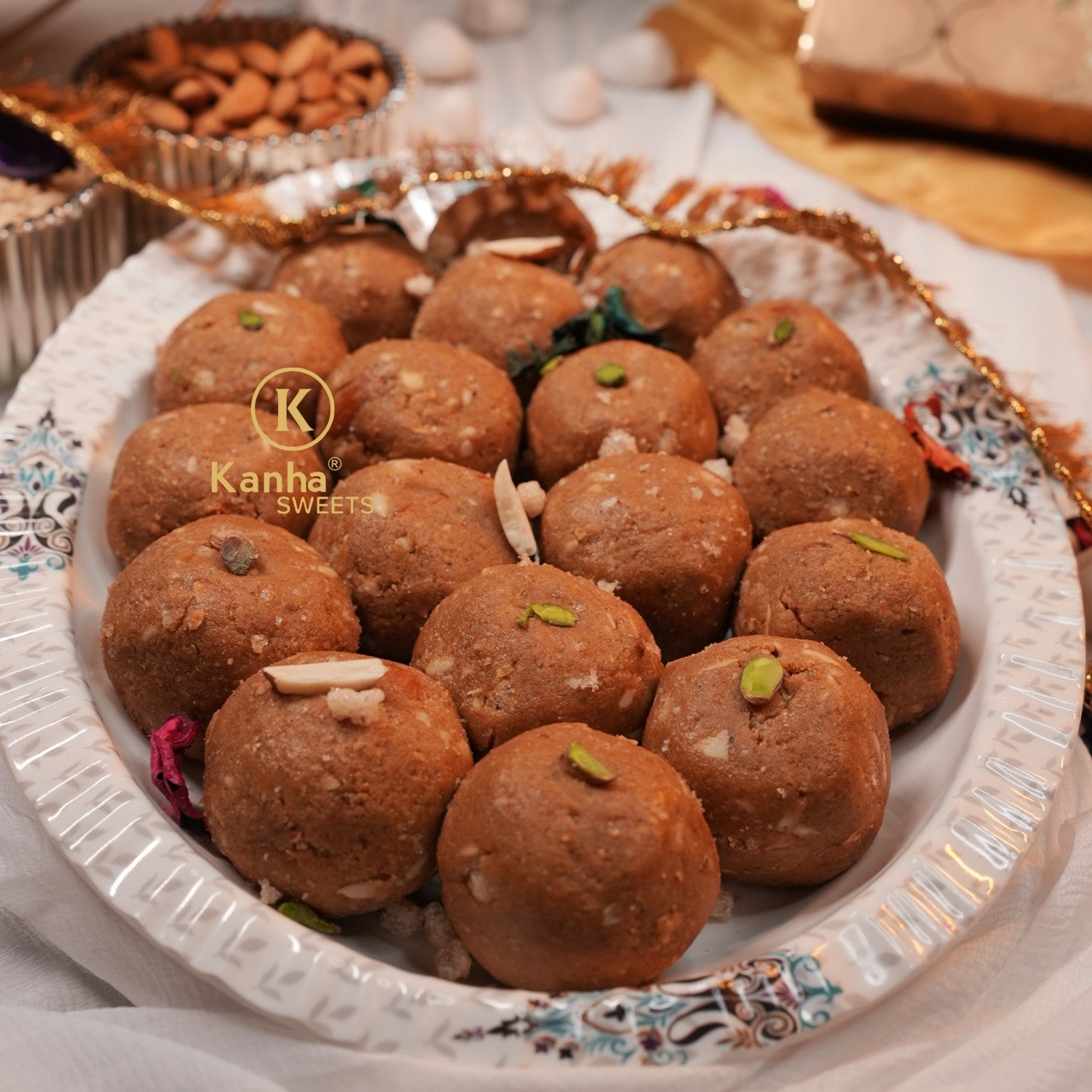 Homemade Atta Ladoo