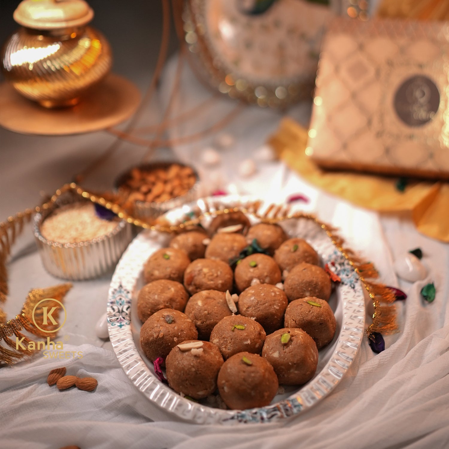 Homemade Atta Ladoo