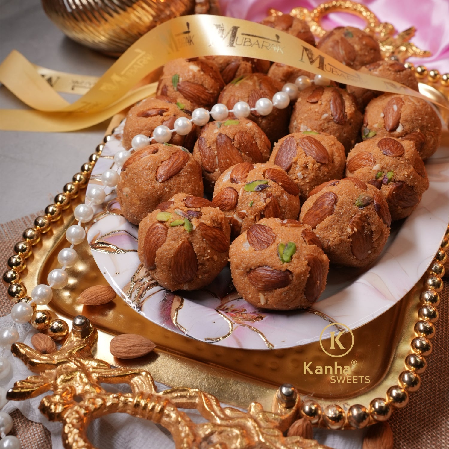 Sugar free Special Besan Ladoo