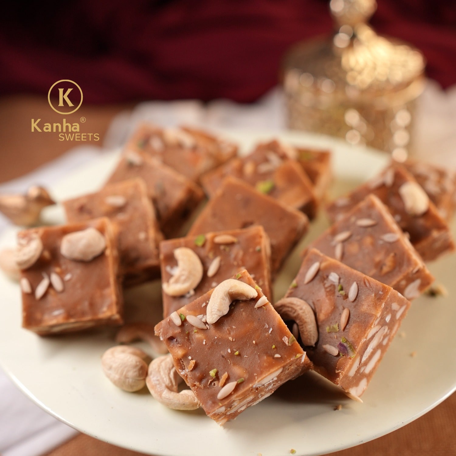 Gur Barfi (Jaggery Barfi)